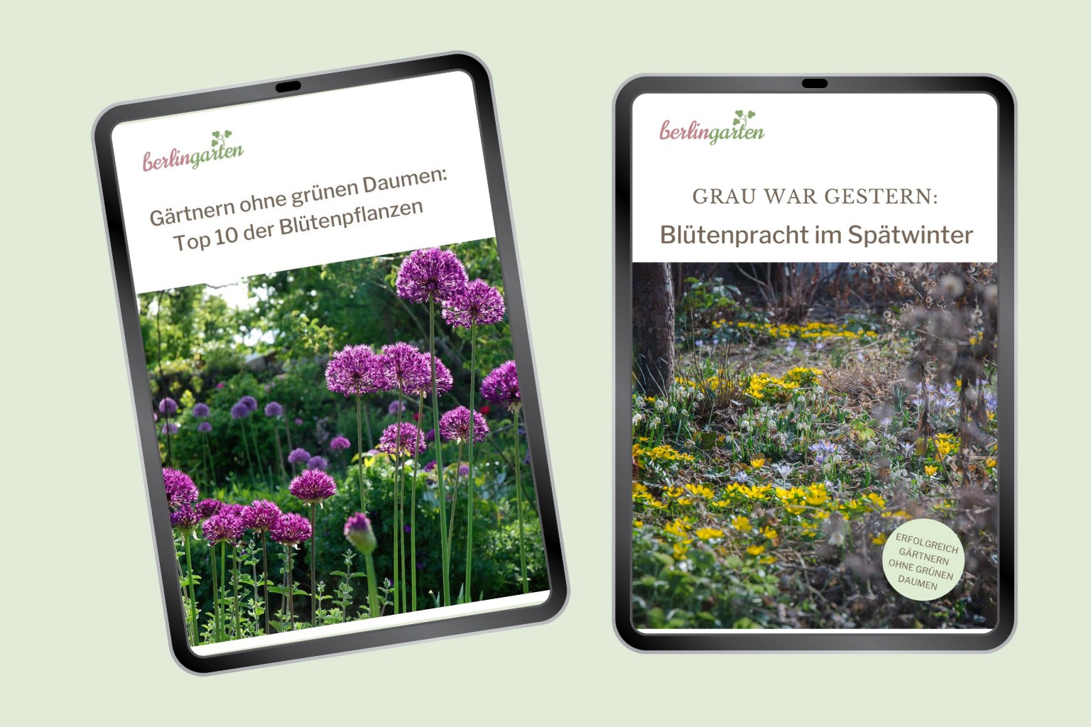 eBook über beste Blumen und Pflanzen Top 10 der Blütenpflanzen sowie eBook Blütenpracht im Spätwinter