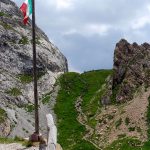 Bergrücken an Rücken - Österreich und Italien