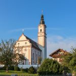 Die stolze Kirche von Flintsbach am Inn, Kreis Rosenheim