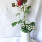 Ikebana rote Rose